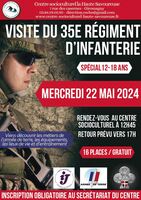 Spécial 12-18 ans : visite du 35è Régiment d'Infanterie