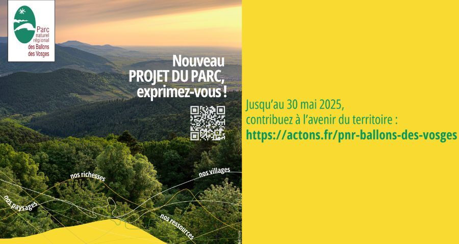 Consultation en ligne pour la nouvelle charte du Parc Naturel Régional des Ballons des Vosges