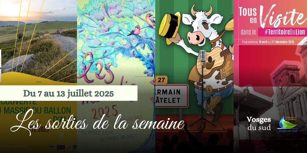Les sorties de la semaine du 7 au 13 juillet !