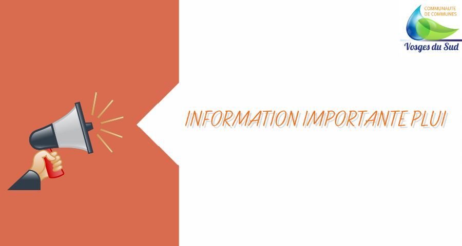 Information importante PLUi