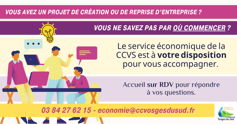 Création ou reprise d'entreprise