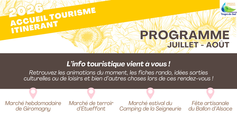 L'accueil touristique itinérant de la CCVS !