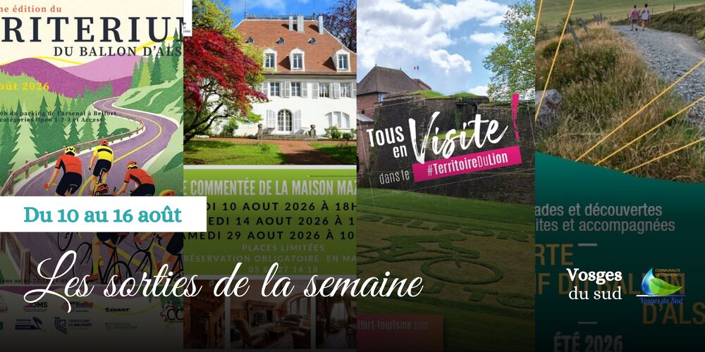 Les sorties de la semaine du 10 au 16 août !