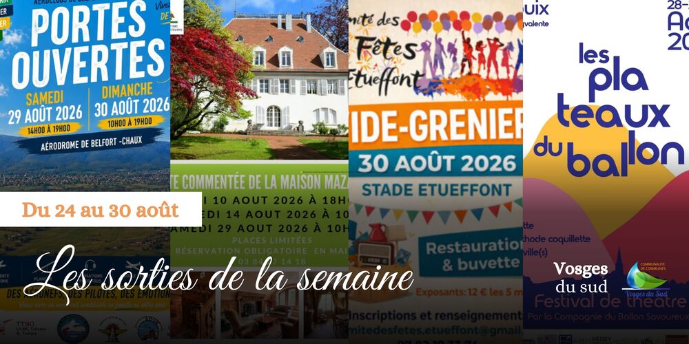 Les sorties de la semaine du 24 au 30 août !