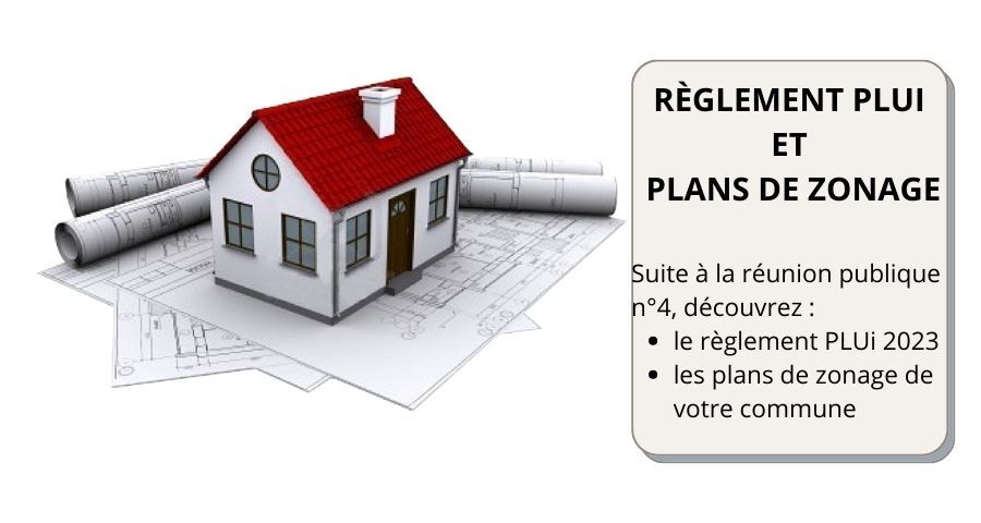 Règlement et Plans de zonage PLUi 2023