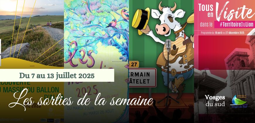 Les sorties de la semaine du 7 au 13 juillet !