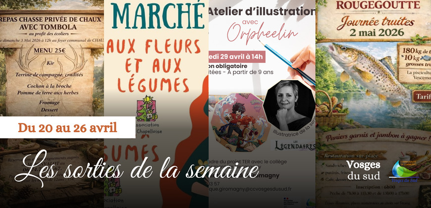 Les sorties de la semaine du 27 avril au 3 mai !