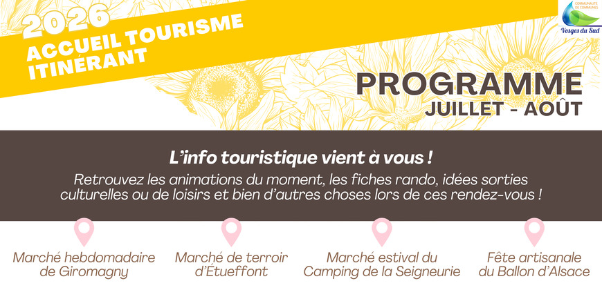 L'accueil touristique itinérant de la CCVS !