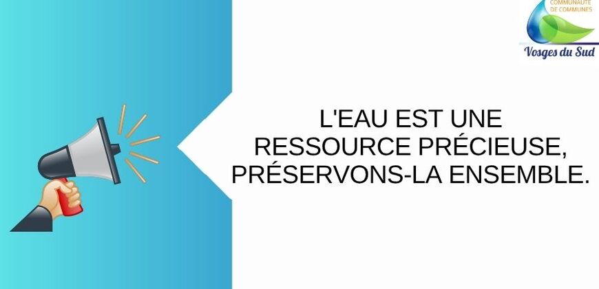 L'eau est une ressource précieuse, préservons-la ensemble.