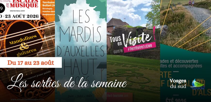 Les sorties de la semaine du 17 au 23 août !