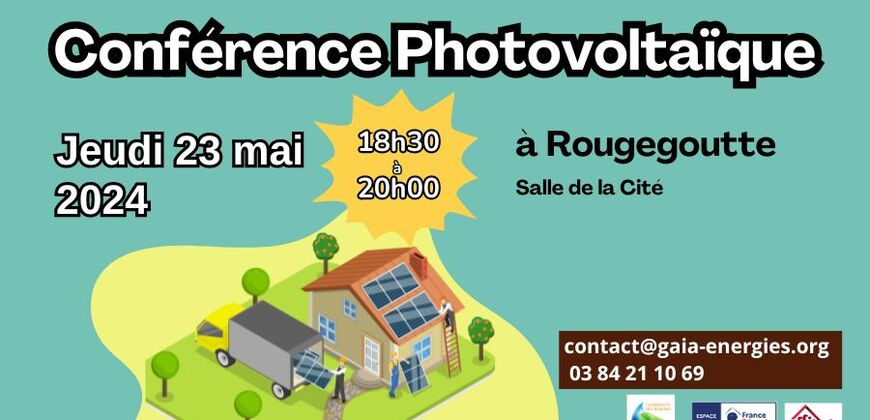 Conférence photovoltaïque