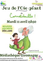 Jeu de l'oie géant Cornebidouille