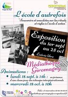 L'école d'autrefois : exposition
