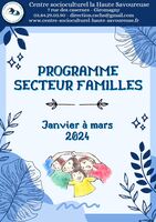 Centre culturel : Programme secteur familial