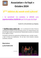 Week-end culturel à Grosmagny : théâtre
