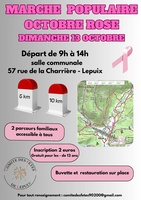 Marche populaire - Octobre rose
