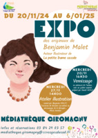 Exposition des originaux de Benjamin MALET