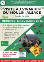 Visite : Vivarium du moulin, Alsace