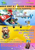 Mario Kart 8 / Quiver Vision 3D : jeu vidéo et réalité augmentée