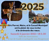 Voeux du Maire à Lachapelle-sous-Rougemont
