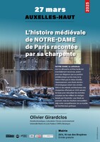 Conférence : L'Histoire médiévale de NOTRE-DAME de PARIS racontée par sa charpente