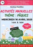 Activités manuelles de Pâques