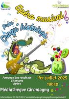 Prix croqu'histoires & Apéro musical