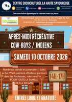 Après-midi récréative cow-boys/indiens